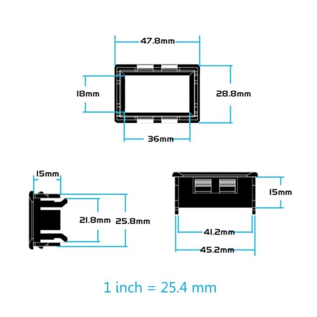 DC 0-5.0000mA (5mA) Digital Ammeter 5-digits Current Meter P