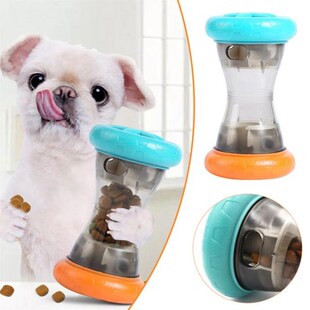 Interactive Dumb-bell Shape Cat Toy Treat Ball Smarter Pet T