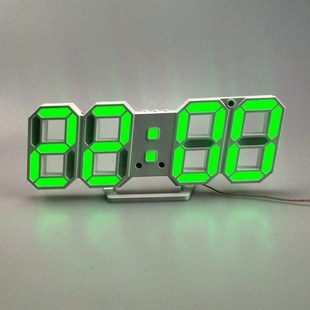 1pc 3D LED Wall Clock Modern Digital Wall Table Clock Watch