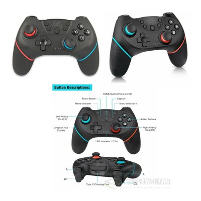 Switch Pro Bluetooth Wireless Controller  NS Splatoon2 Remot