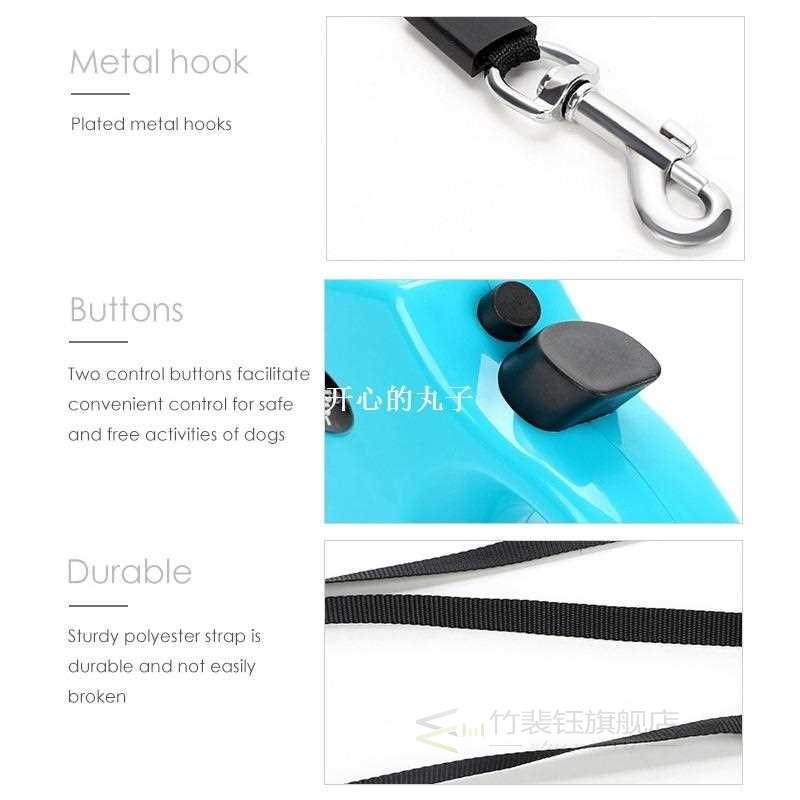 5M Colorful Retractable Dog Leash Extending Lead Dog Puppy C