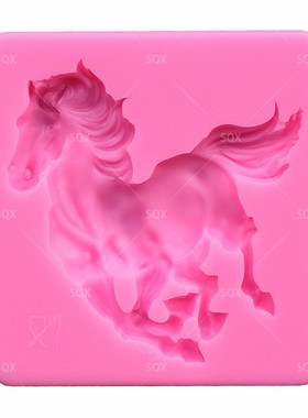 Horse  Fondant Cake Baking Molds,Moule Silicone,Cake Decorat