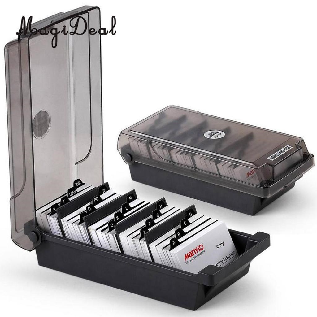 Large Capacity Business Card Holder Box Business Card File C