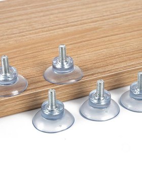 5Pcs M6/M8 Screw Rubber Suction Cup Transparent Sucker Plast