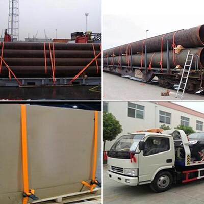 Ratchet Tie Down Cargo Straps Lashing Package Webbing Hold S