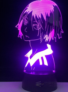 KENMA KOZUME PROFILE LED ANIME LAMP HAIKYUU 3D Led 7 Colors