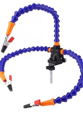 Flexible 3 Arms Soldering Holder Blue Multifunctional 适用于