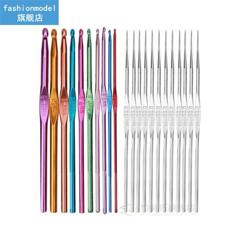 Crochet Hooks Set DIY Hand Weave Yarn Kit Marking Clips Coun
