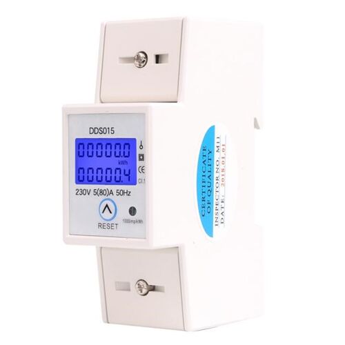 230V 5(80)A Digital Electric kwh Meter Single Phase with Res