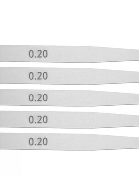 5pcs 0.2 Stainless Steel Feeler Gauge Ruler Welding Inspecti