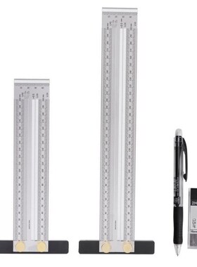 Architectural Scale Ruler High-Precision Calibrated Woodwork