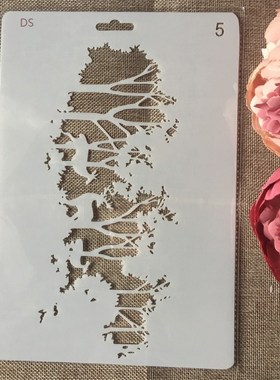 1Pcs  A4 Tree est Merry Christmas DIY Craft Layering Stencil