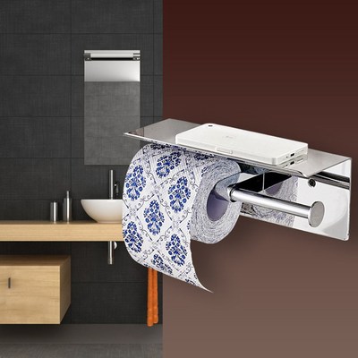 Bathroom Tissue Paper Holder Bathroom Wall Mount Double Toil