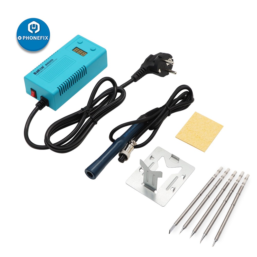 Real 50W Bakon BK950D electric soldering iron with T13 Iron