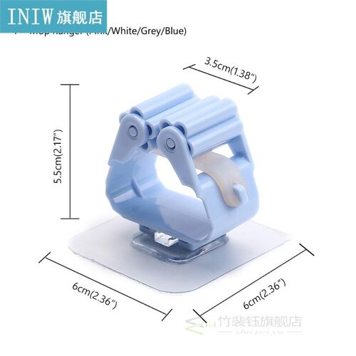 Mop Broom Holder Wall Mounted Mop Holder Household Adhesive