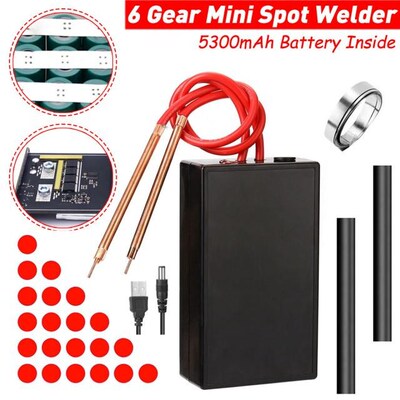 DIY Spot Welder Portable 6 Gears Adjustable Mini Spot Weldin