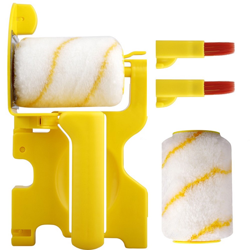 Clean-Cut Paint Edger Roller Brush Multifunctional Roller Pa