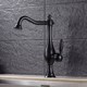 old kitchen fine copp hand Black bronze faucet drawn brushed