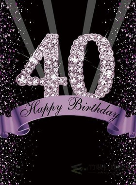 Happy Sweet 18th 25 30 40 50 55th Birthday Party Gold Dot P