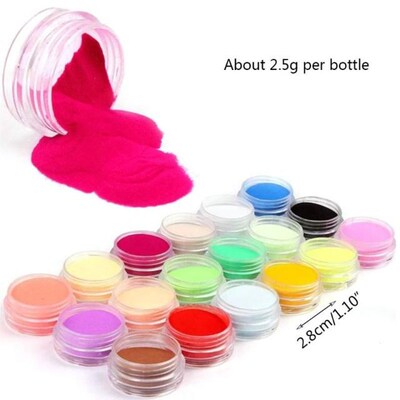 18 Pcs/set DIY Epoxy Crafts Making Tools Shiny Powder Lumino