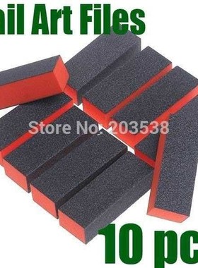 Free Shipping Drop Shipping 10pcs Nail Art Files Buffer Bloc