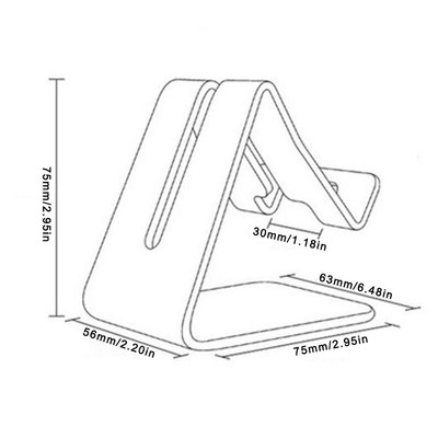 Universal Aluminium Alloy Smart Phone Stand Desk Holder Char
