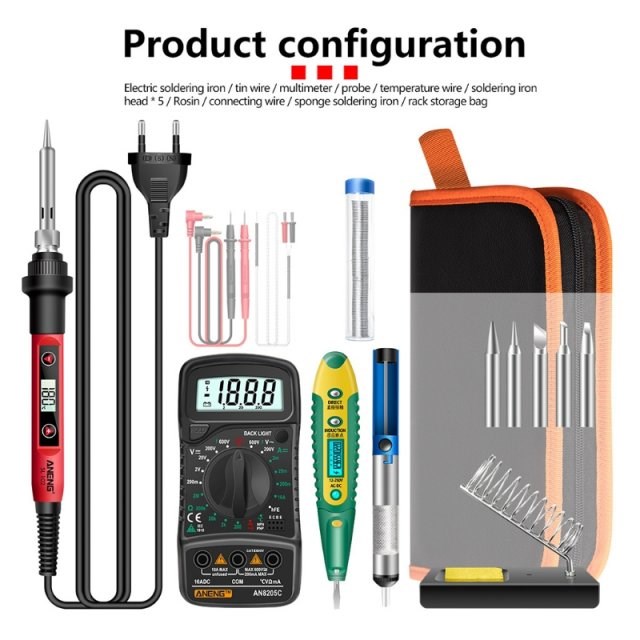 16 Pcs SL102 Soldering Iron 60 W Adjustable Temperature Ligh