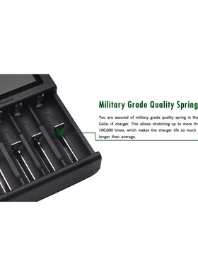 Golisi I4 2.0A Intelligent Lcd Charger Intelligent Fast Batt