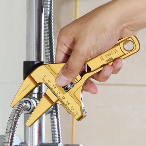 Multi-function Adjustable Wrench Aluminium Alloy large Open
