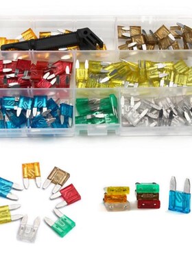 121PCS Small Size Low Profile Blade Fuse 5A-30A Multicolor A