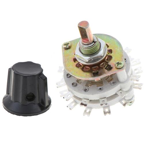 1PCS 2P11T 2 Pole 11 Position Dual Deck Band Channael Rotary