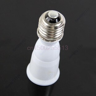 10pcs/lot Bulb Lamp Adapter E27 to E27 Extension Socket Base
