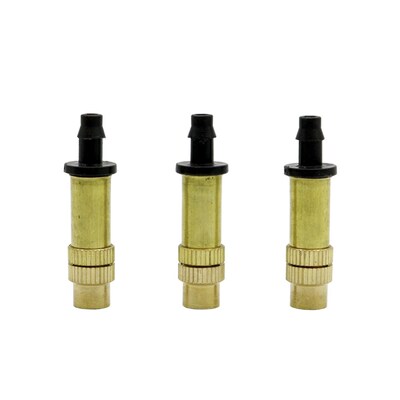 4/7mm Hose Interface Copper Atomization Fog Cooling Nozzles