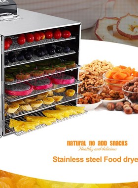 6-Layers Food Dehydrator  Fruit Drying Machine Stainless ste