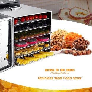 6-Layers Food Dehydrator Fruit Drying Machine Stainless ste