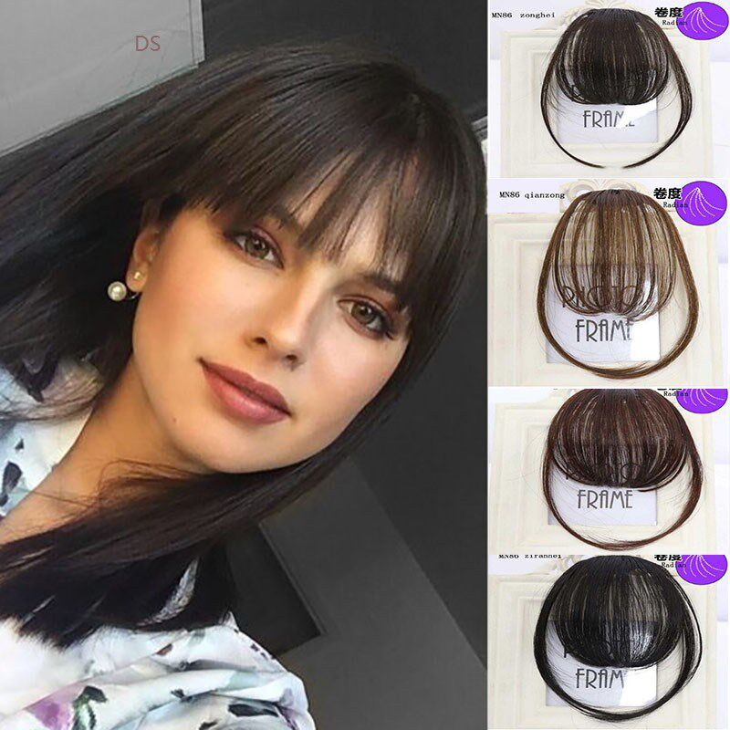 air bangs pure bangs hair extension synthetic wig natural bl