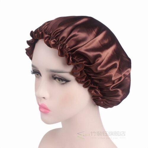 Hair Satin Bonnet For Sleeping SHower Cap Silk Bonnet