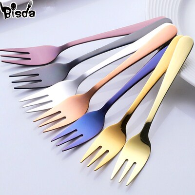 9 Colors Cake k Stainless Steel Gold ks  Fruit Salad Small R