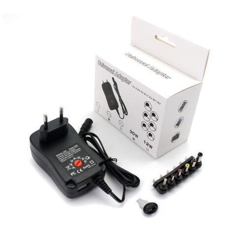 AC DC 12V Volt 30W Power Supply 9V 5V 6V Adjustable Adapter