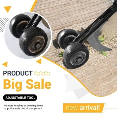 Creative Grass Weeds Snatcher Lawn Mower Weeding Head Steel