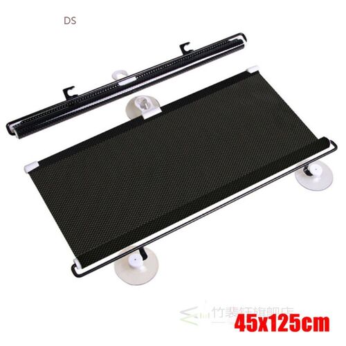 45*125cm Car Retractable Sun Shade Accessory Black Replace R