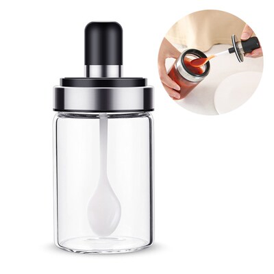 Kitchen Glass Seasoning Bottle Salt Box sugar container suga
