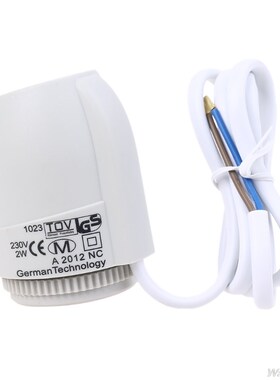 230V Normally Closed Thermal Actuator M30x1.5 NC 2W 2-Wire f