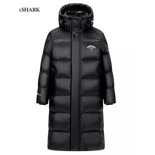 高克重男羽绒保暖 高奢白鹅羽绒服中长款 BRAVE&SHARK 勇士鲨鱼冬季