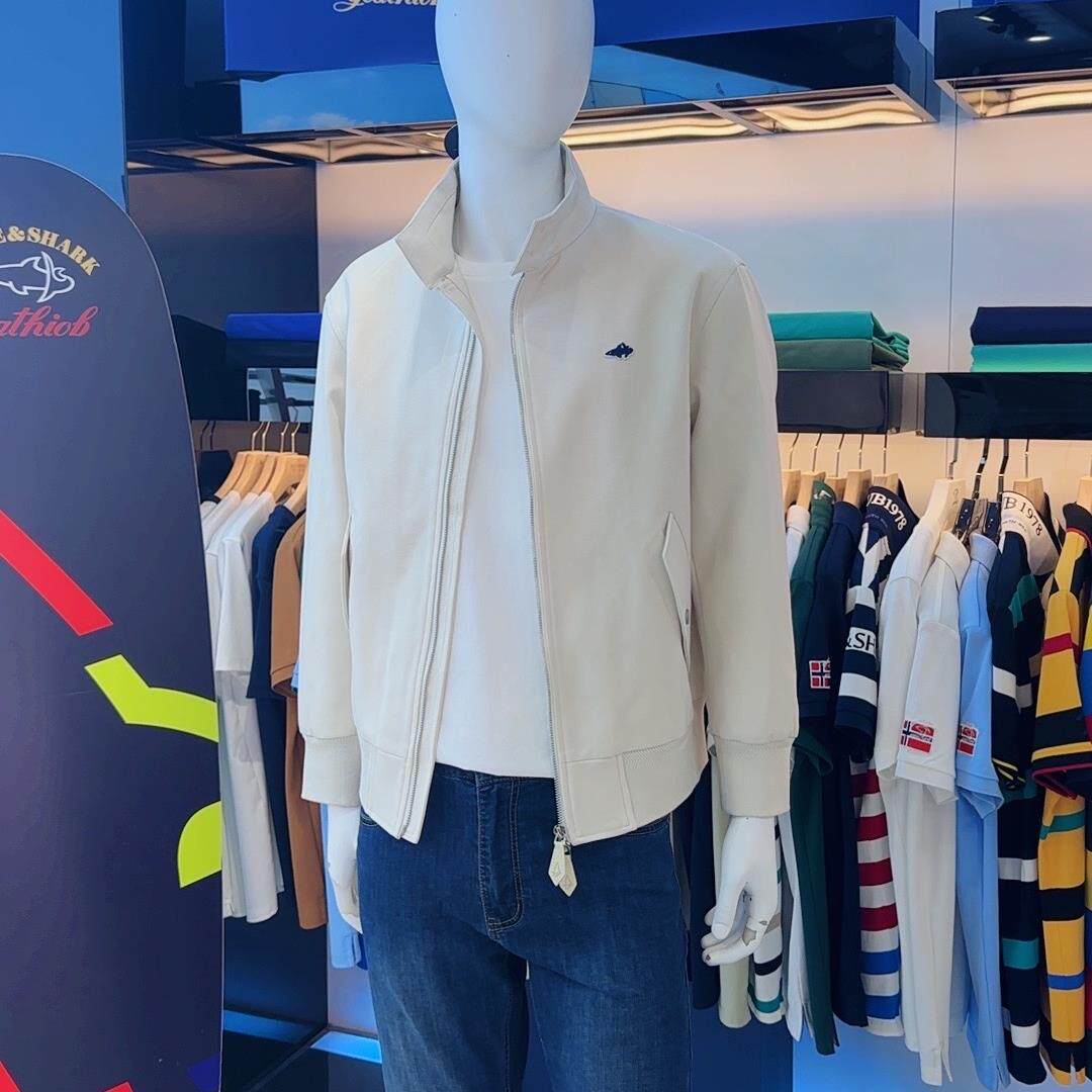 BRAVE&SHARK/勇士鲨鱼美式小立领春秋商务休闲外套精品高奢外套男