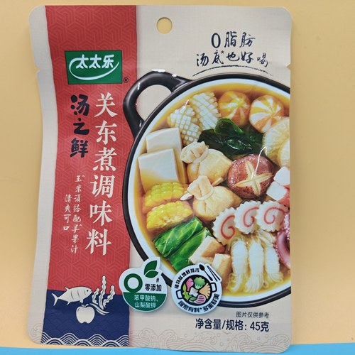 临期特价 太太乐汤之鲜关东煮0脂肪日式火锅菜汤调味料45g