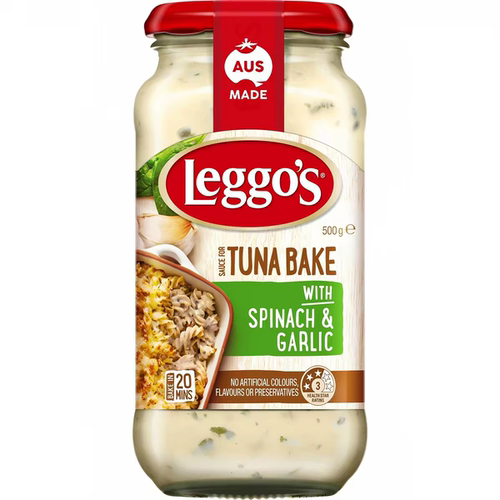 临期特价 澳大利亚进口Leggos立格仕意面用菠菜蒜泥白酱500g