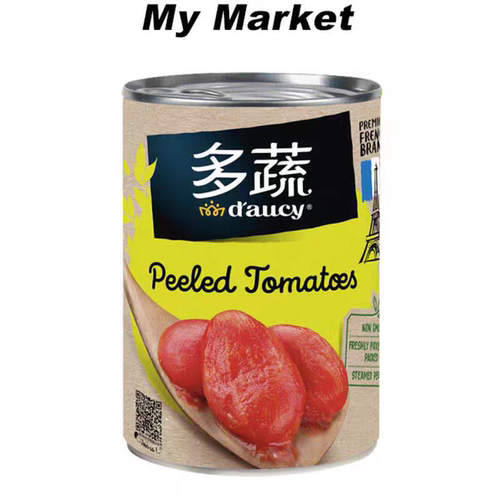 临期特价 多蔬原装进口去皮番茄罐头380g烘焙蔬菜沙即食拉速食菜