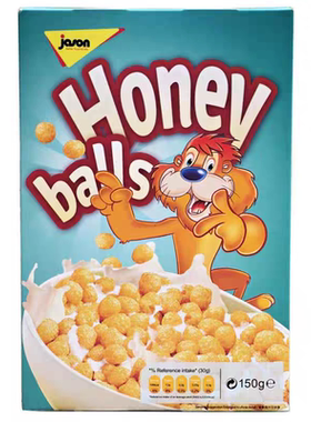 临期 意大利玉米片早餐麦片纤维全麦片蜂蜜麦圈JASON CORN FLAKES