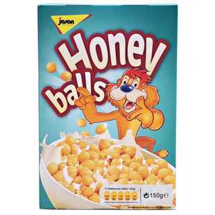 FLAKES CORN 临期 意大利玉米片早餐麦片纤维全麦片蜂蜜麦圈JASON